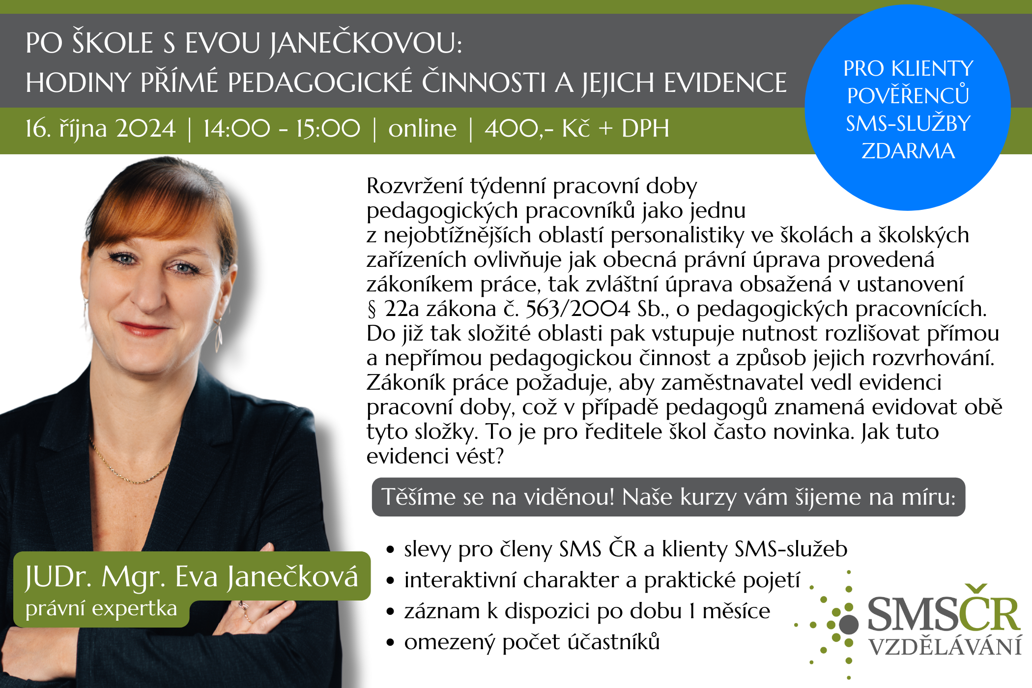Po škole s Evou Janečkovou Hodiny přímé pedagogické činnosti a jejich evidence_říjen 2024_b